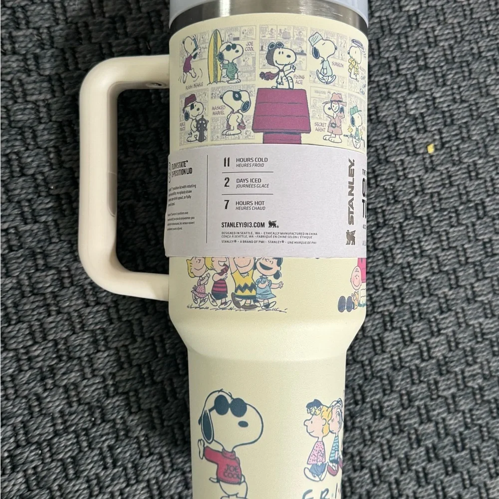 Stanley Cream and Multicolor Travel Mug - Picture 3 of 3